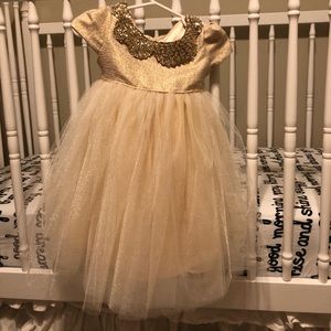 Tulle and Jeweled Toddler Dress